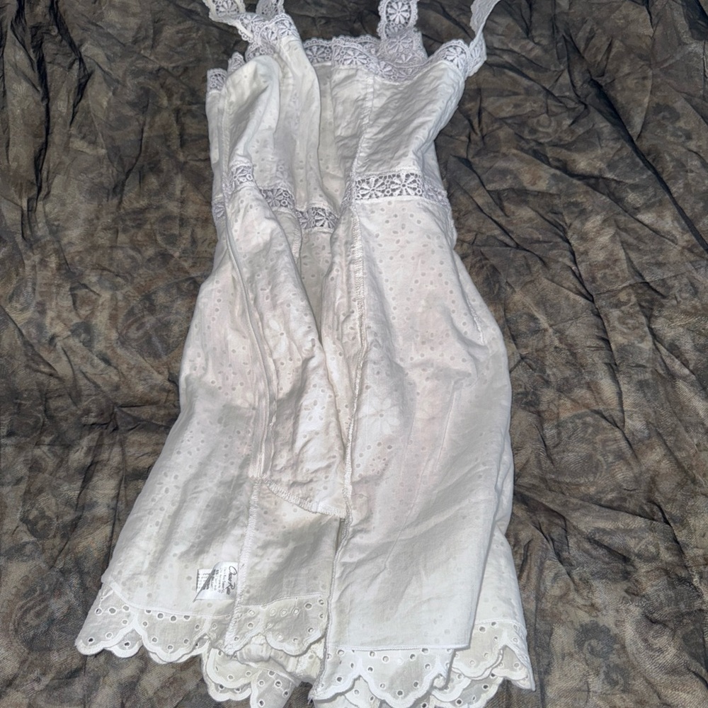 Charo Ruiz White Eyelet Lace Garment - Picture 5 of 12